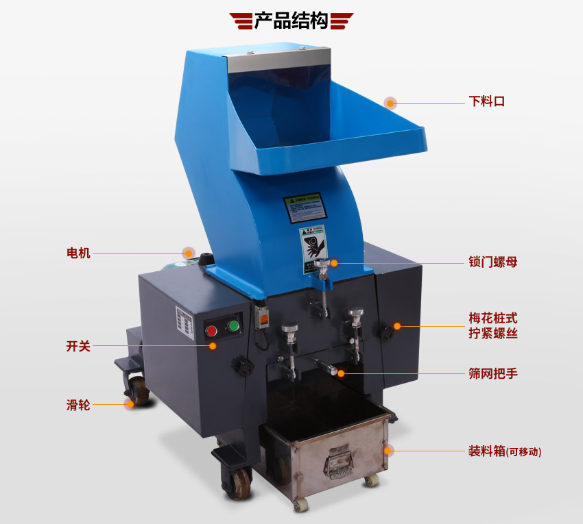 鐵質破碎機結構